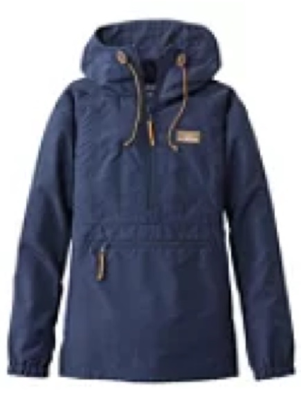 L.L. bean Women's Navy Hooded Pullover Waterproof Jacket - NWOT